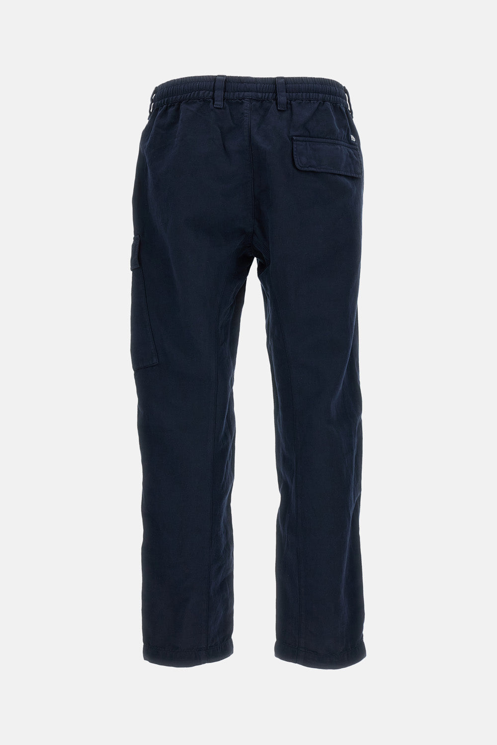 LINEN BLENDED CARGO TROUSERS