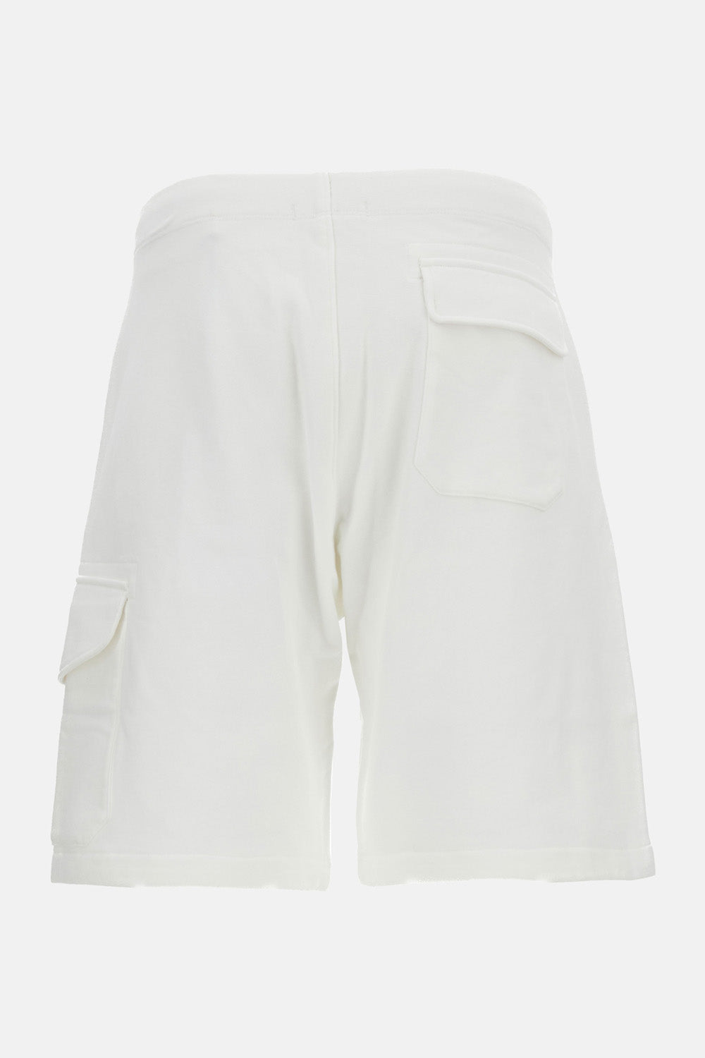 DIAGONAL RAISED FLEECE CARGO SWEATSHORTS