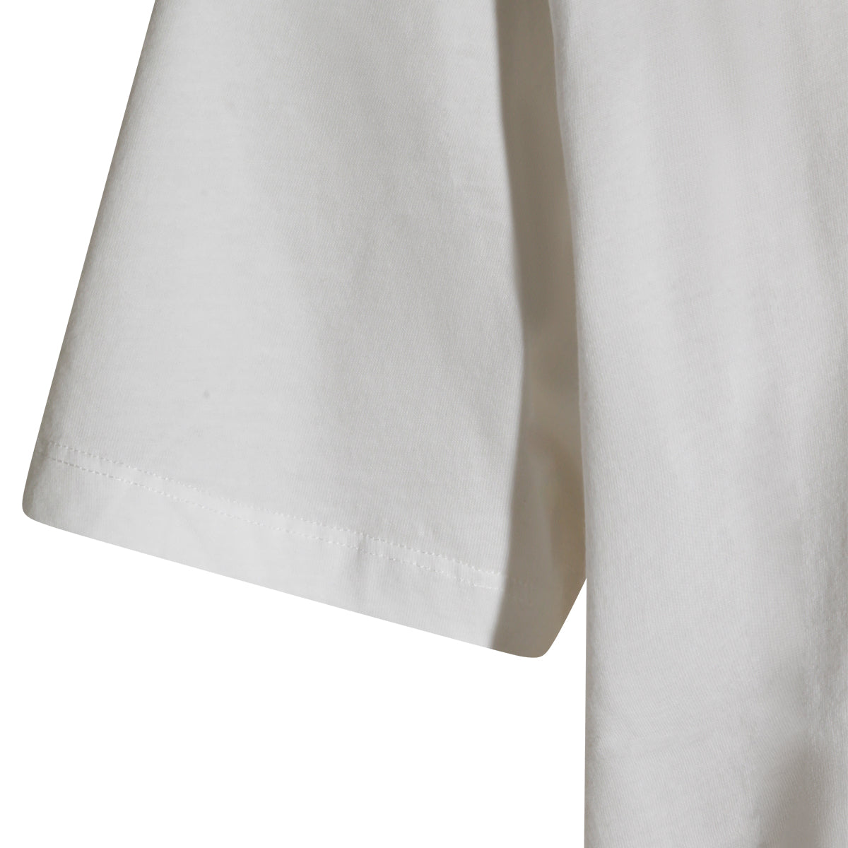 WHITE COTTON T-SHIRT
