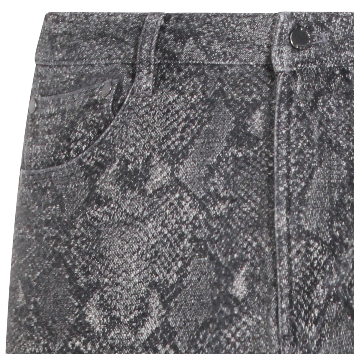 DENIM SNAKED OVERSIZED PANTS