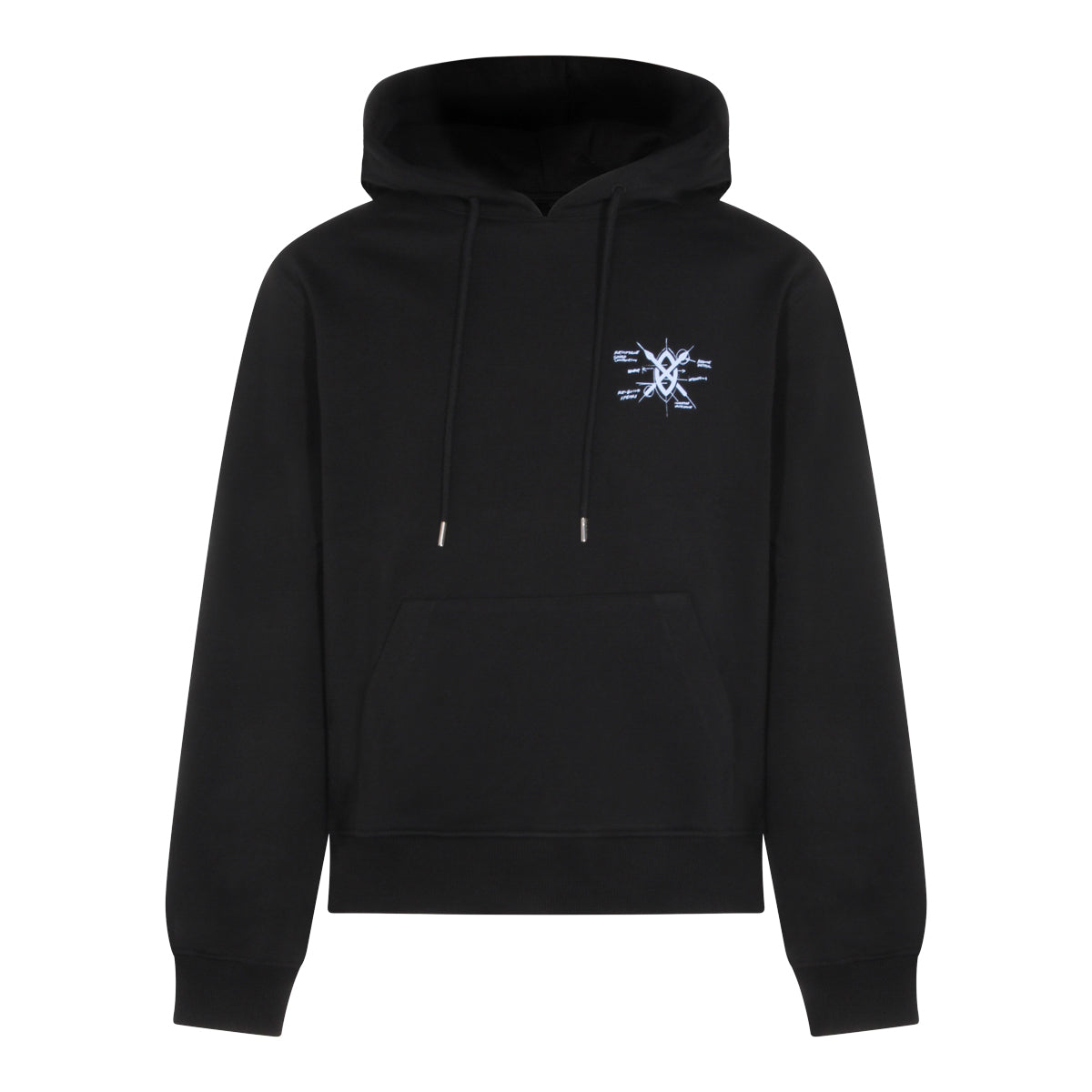 BLACK COTTON SWEATSHIRT