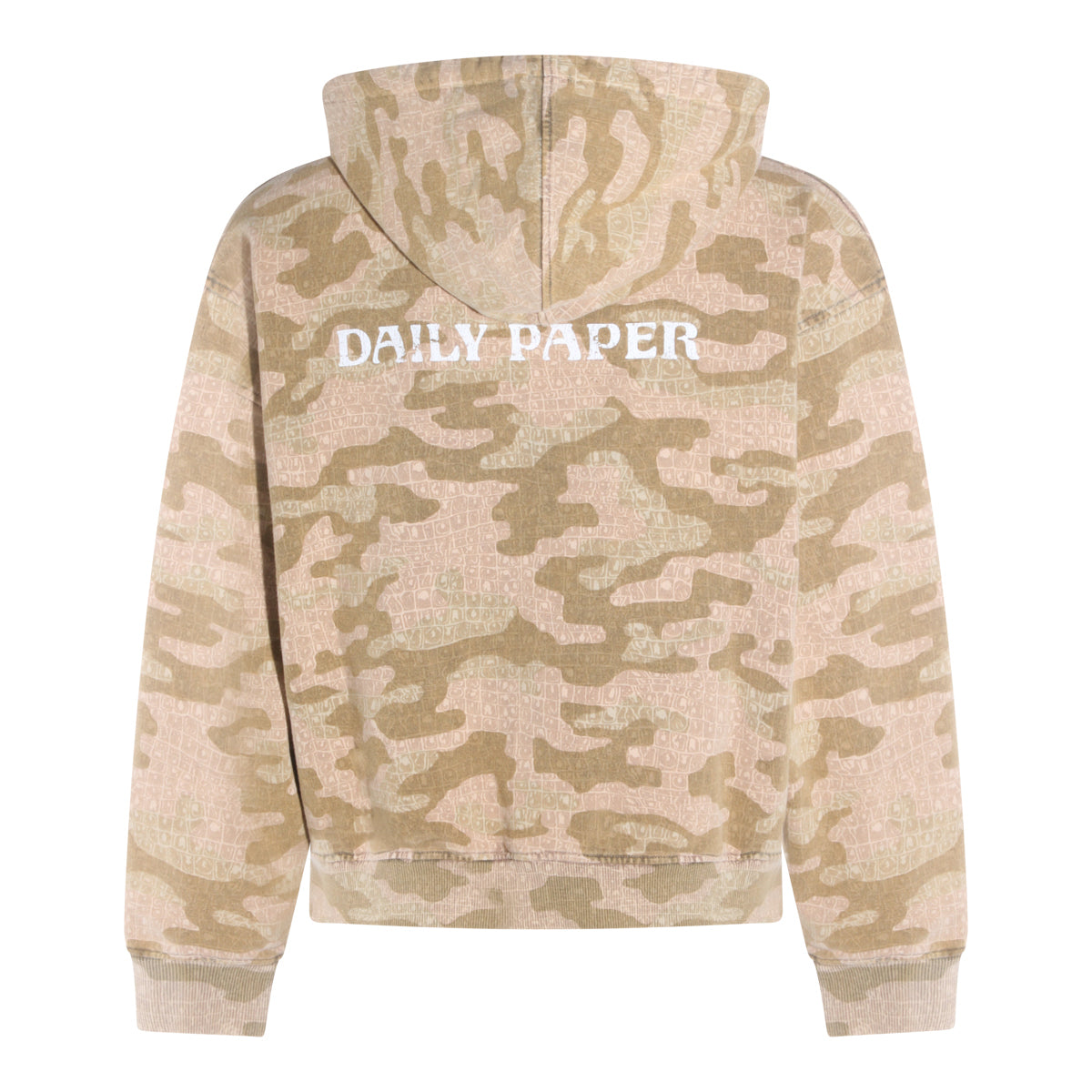 LIGHT BROWN COTTON SWEATSHIRT