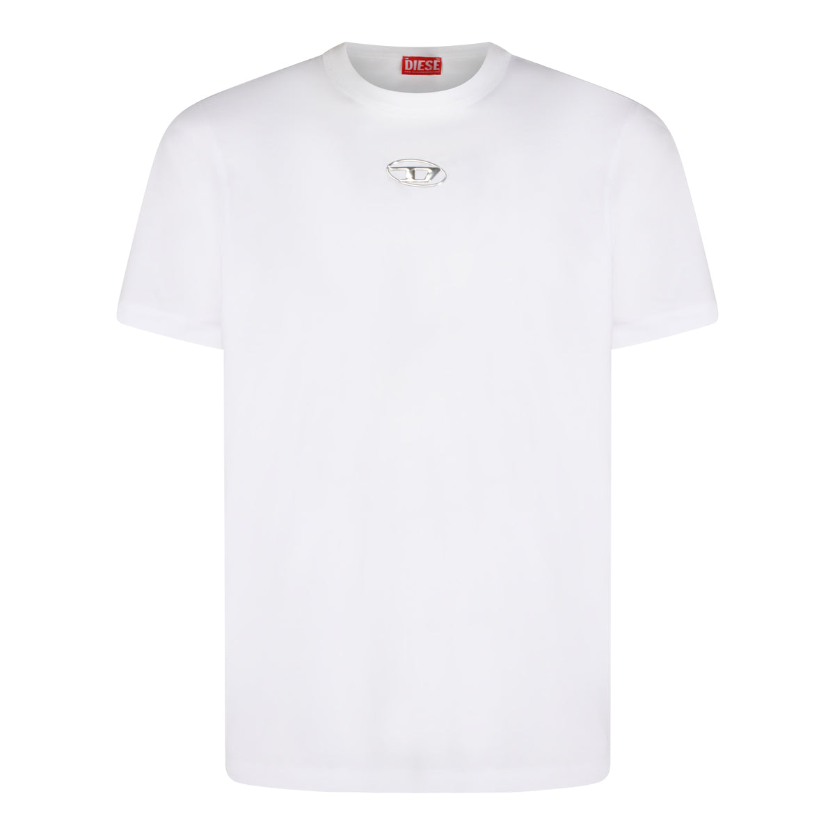 WHITE COTTON T-SHIRT