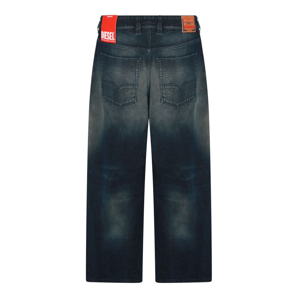 MID BLUE COTTON JEANS