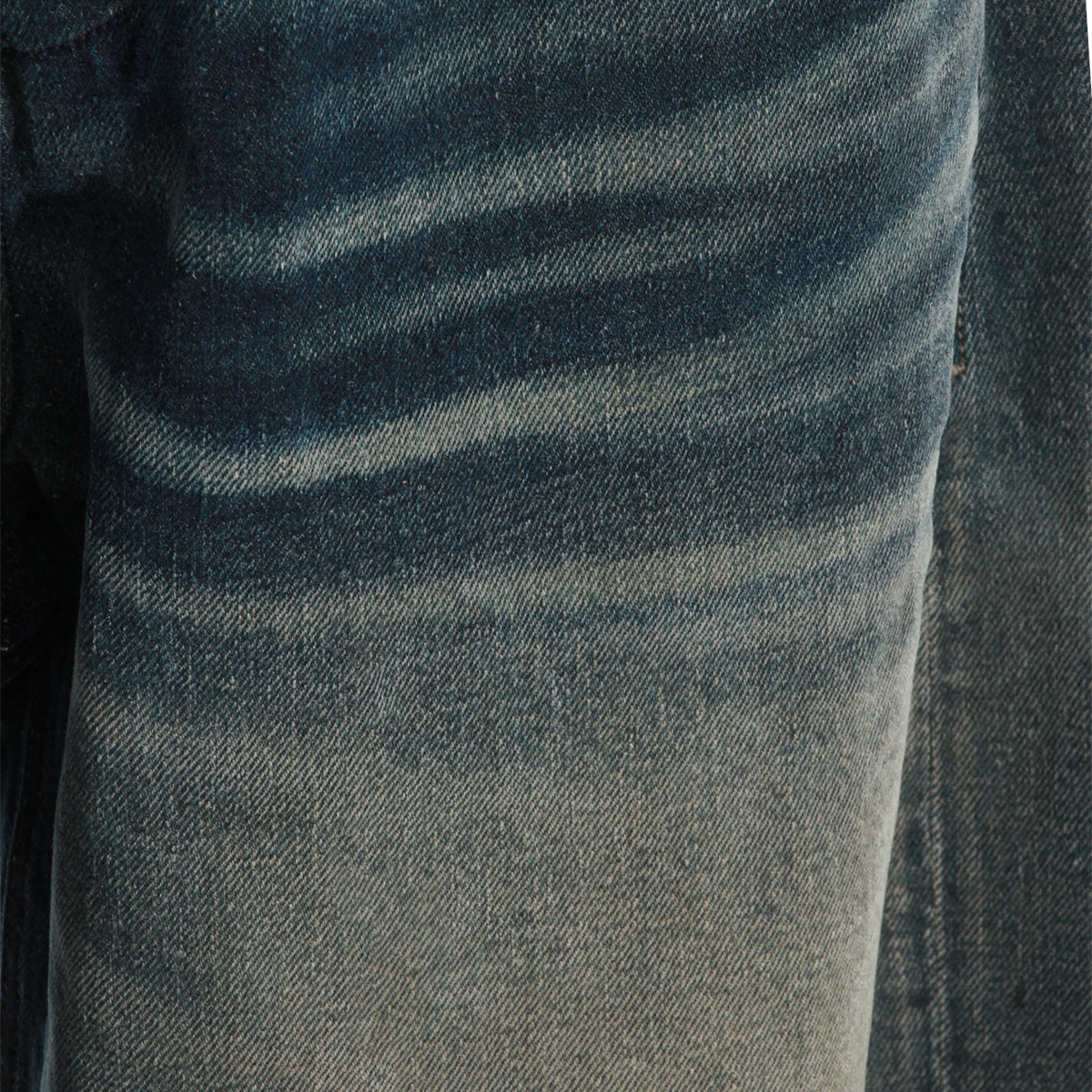 MID BLUE COTTON JEANS
