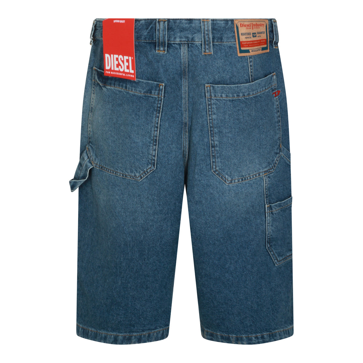 LIGHT BLUE COTTON SHORTS