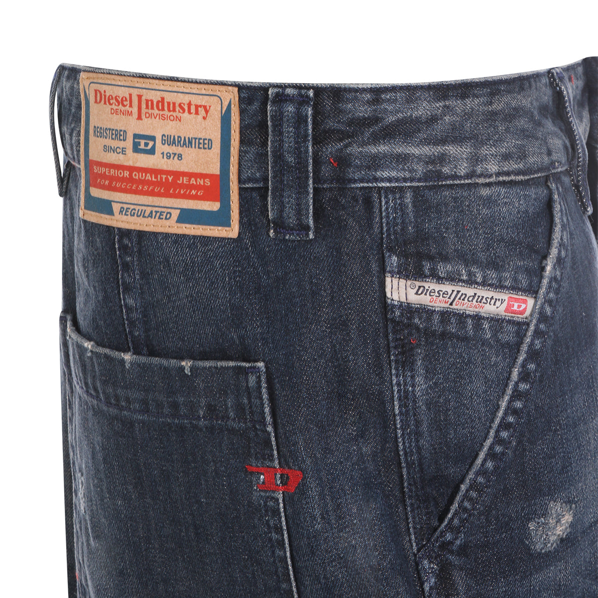 DARK BLUE COTTON SHORTS