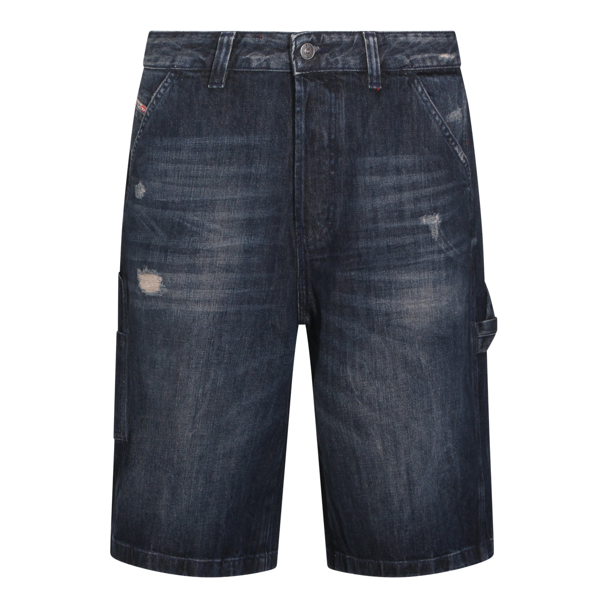 DARK BLUE COTTON SHORTS