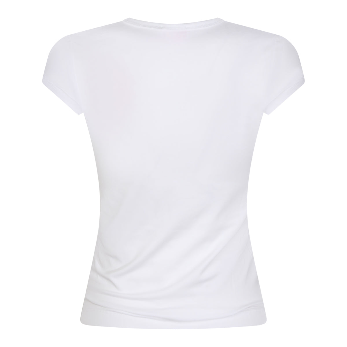 WHITE COTTON T-SHIRT
