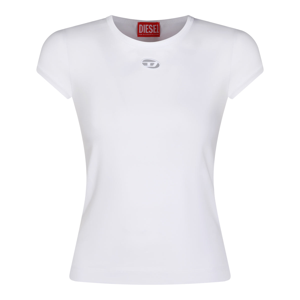 WHITE COTTON T-SHIRT
