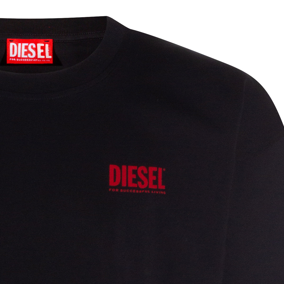 BLACK COTTON T-SHIRT