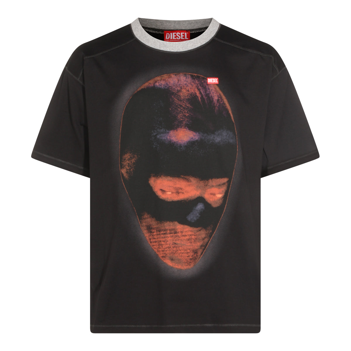BLACK COTTON T-SHIRT