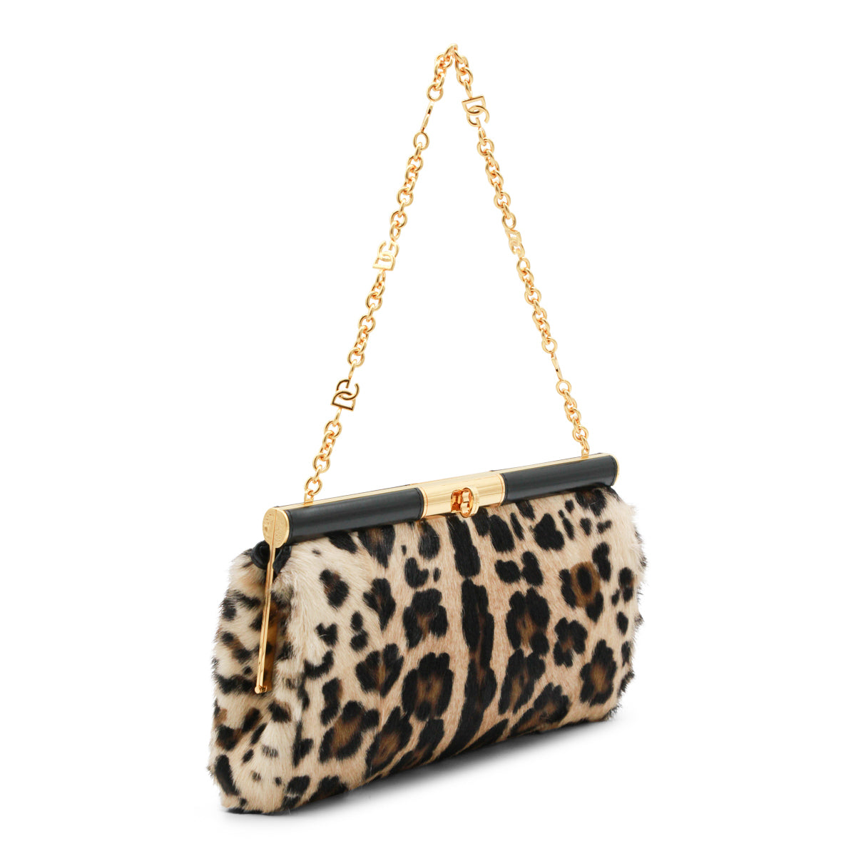 LEOPARD LEATHER MARLENE CLUTCH