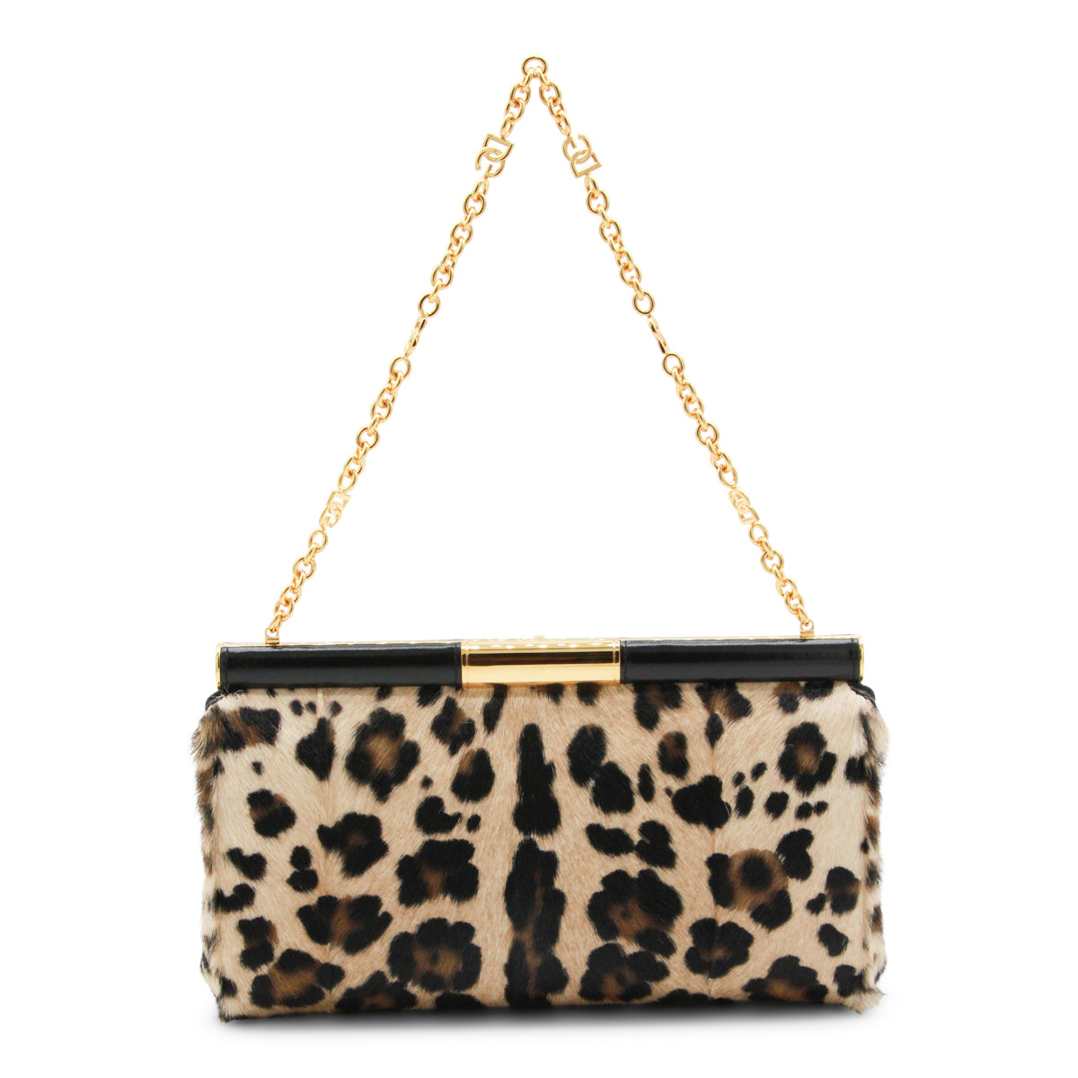 LEOPARD LEATHER MARLENE CLUTCH