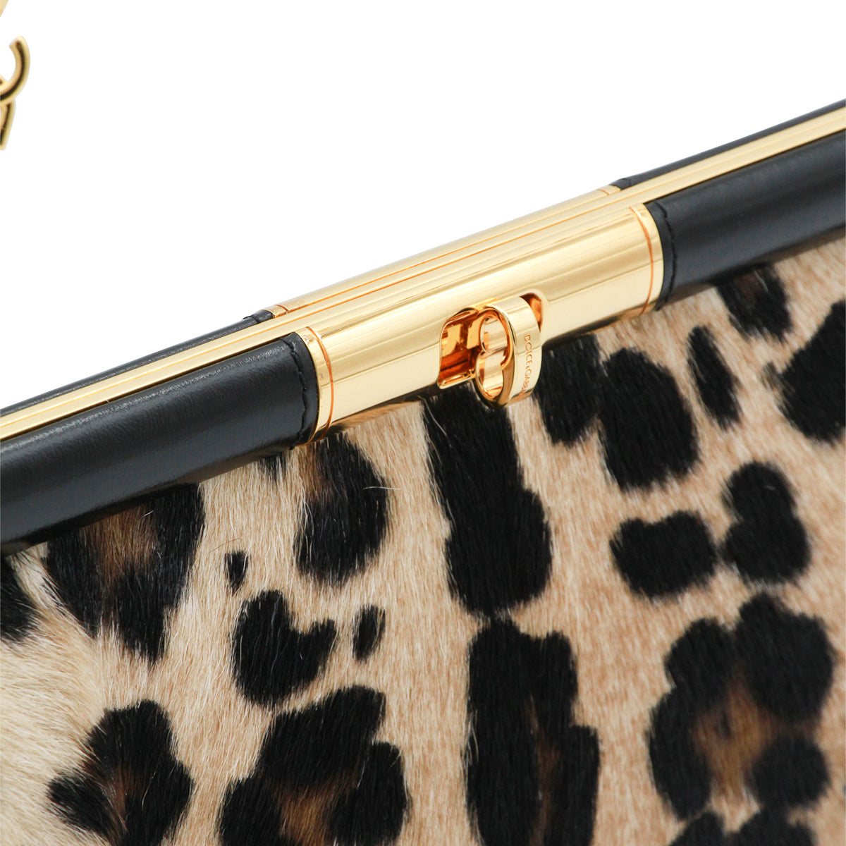 LEOPARD LEATHER MARLENE CLUTCH