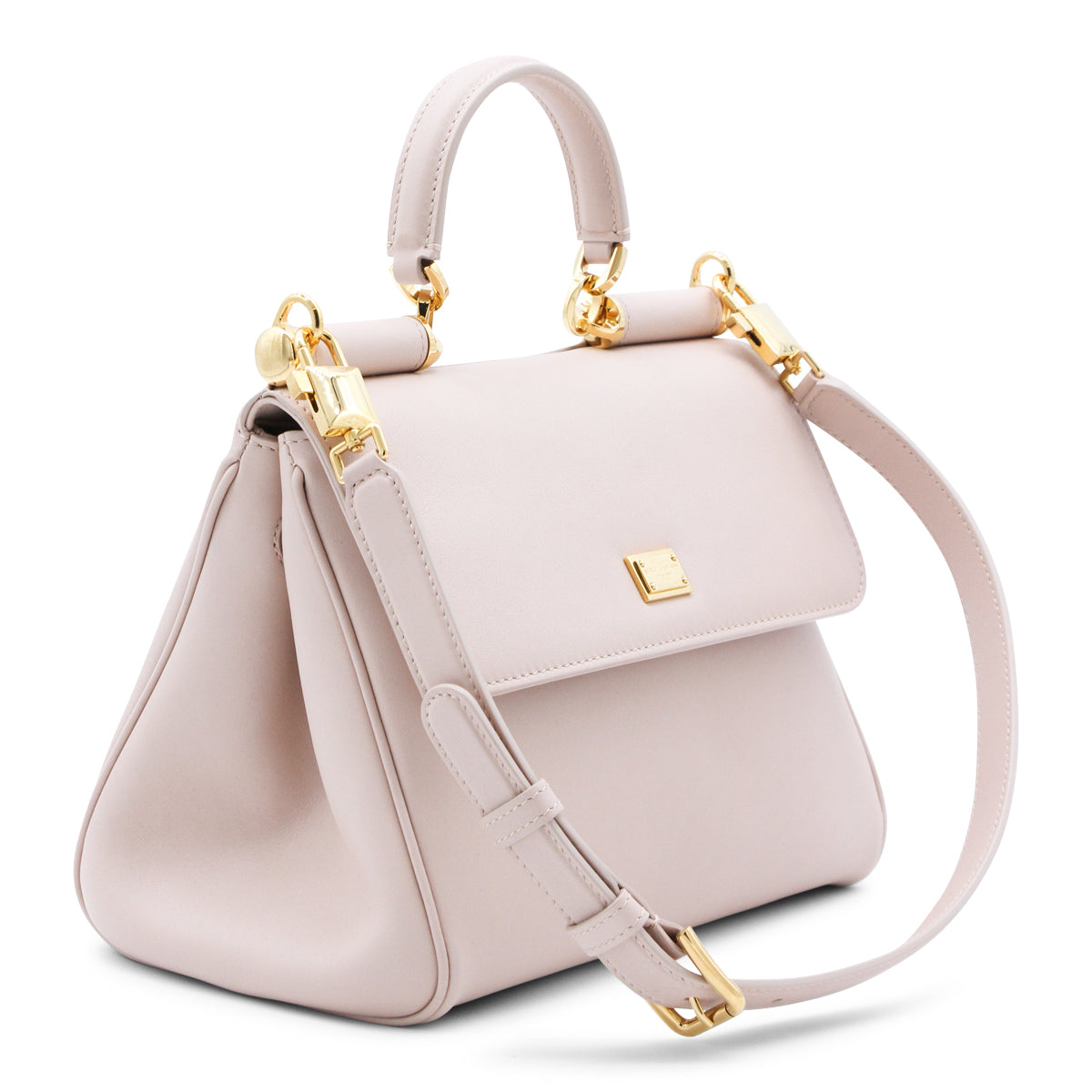 NUDE LEATHER MY SICILY MEDIUM TOP HANDLE BAG