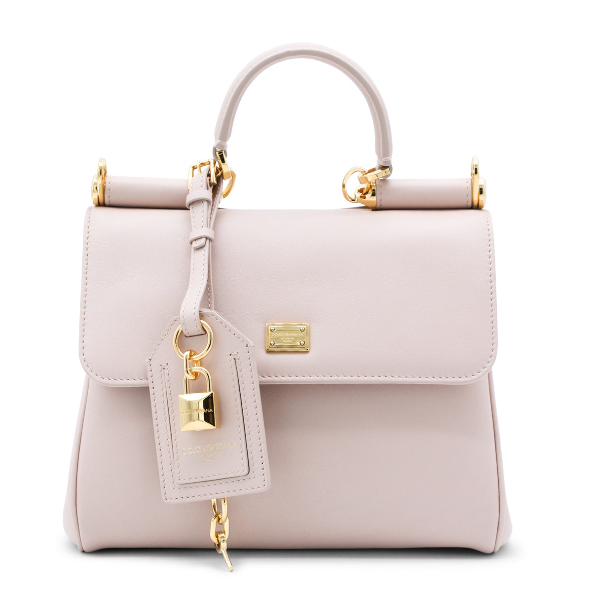 NUDE LEATHER MY SICILY MEDIUM TOP HANDLE BAG