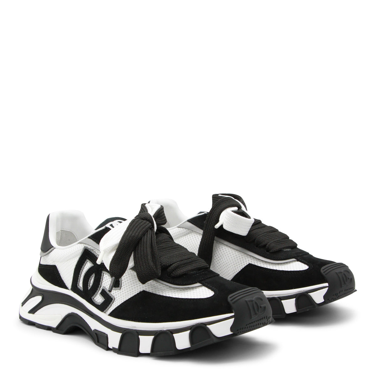 WHITE AND BLACK SNEAKERS