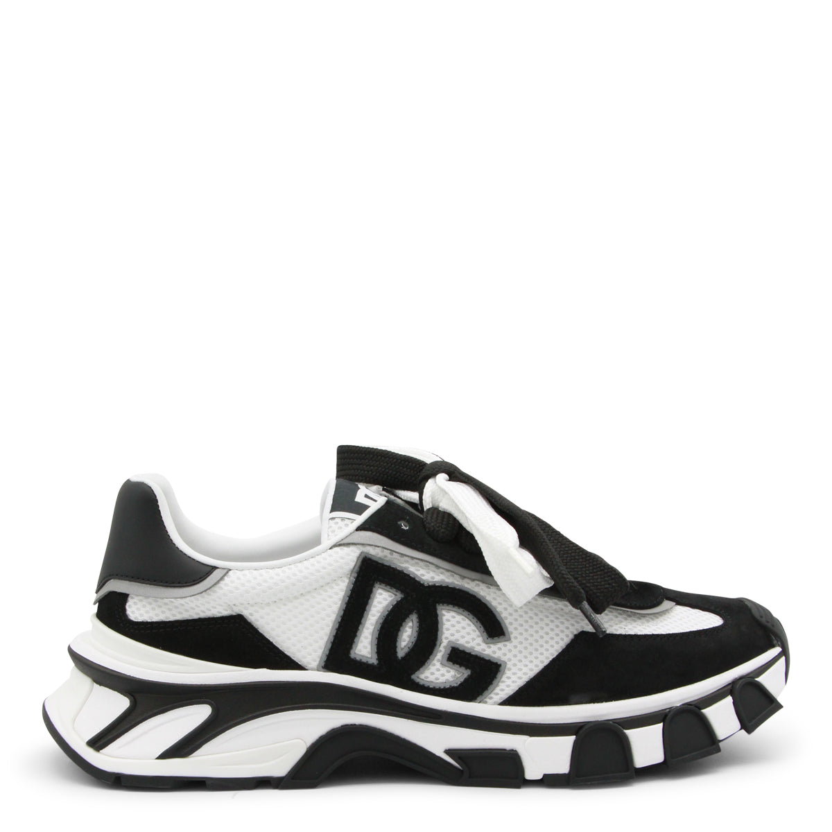 WHITE AND BLACK SNEAKERS