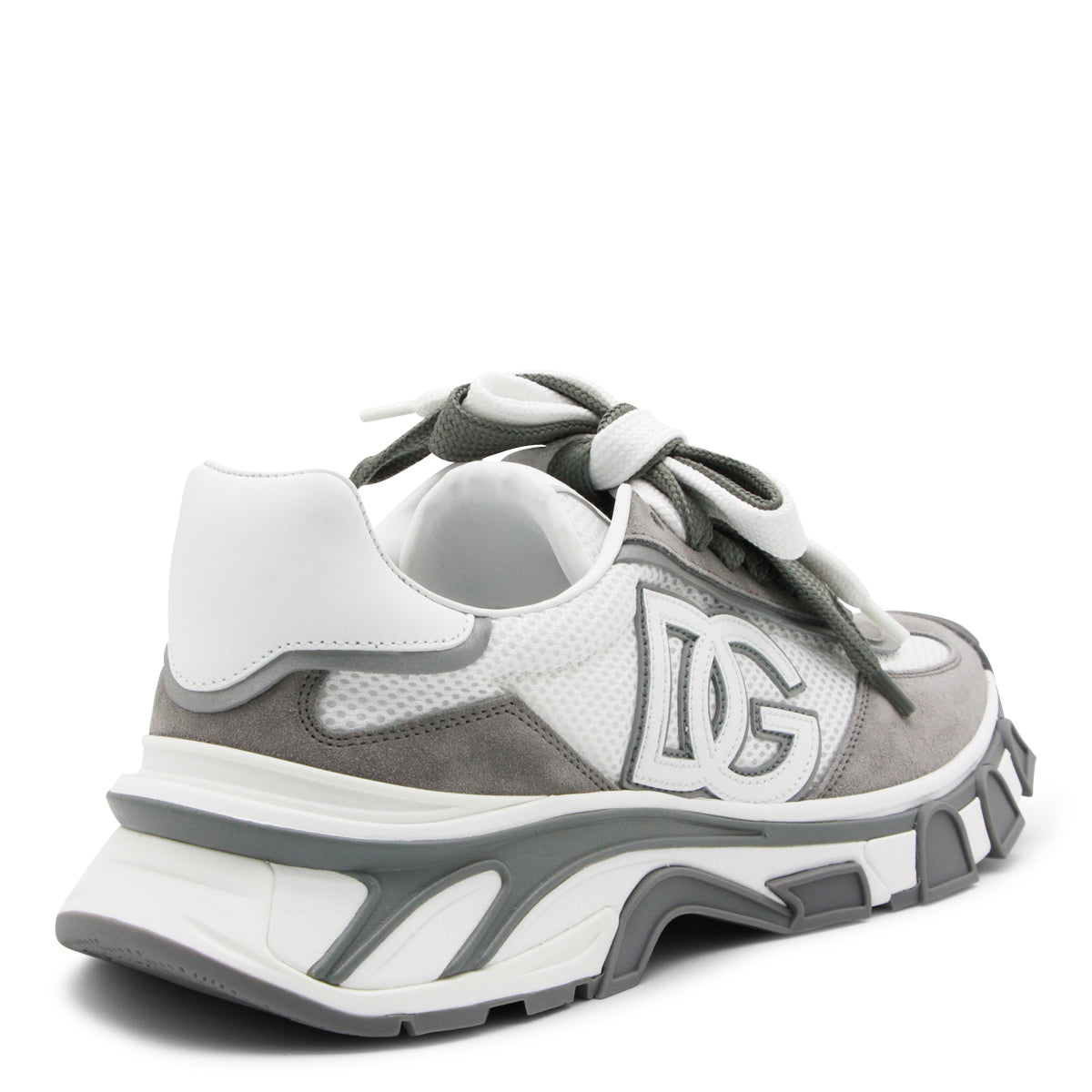 WHITE AND GREY SNEAKERS