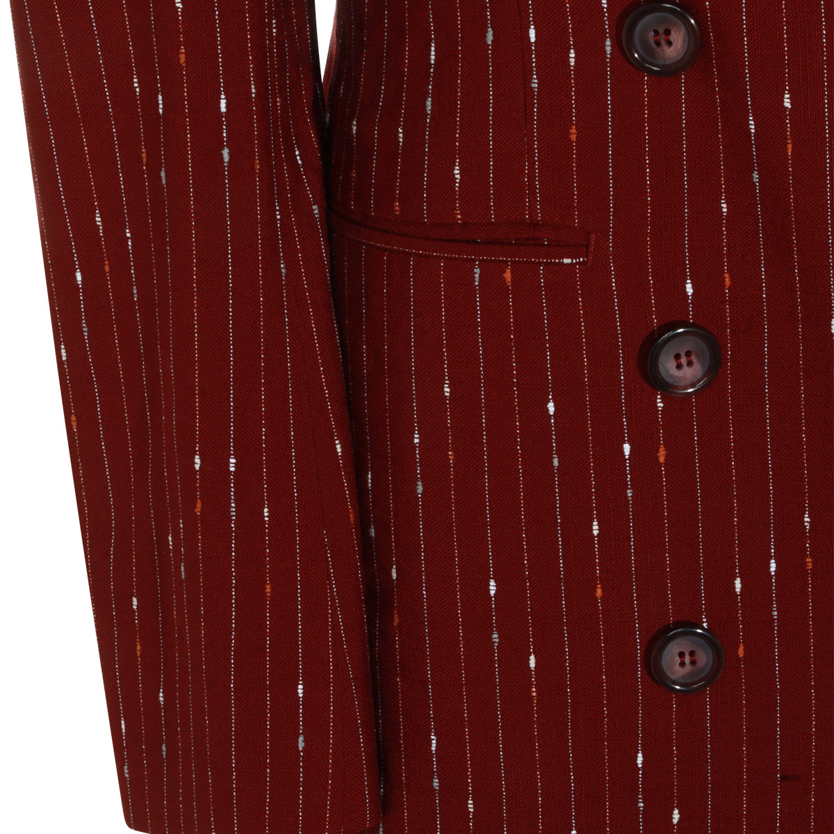 RED VISCOSE BLAZER