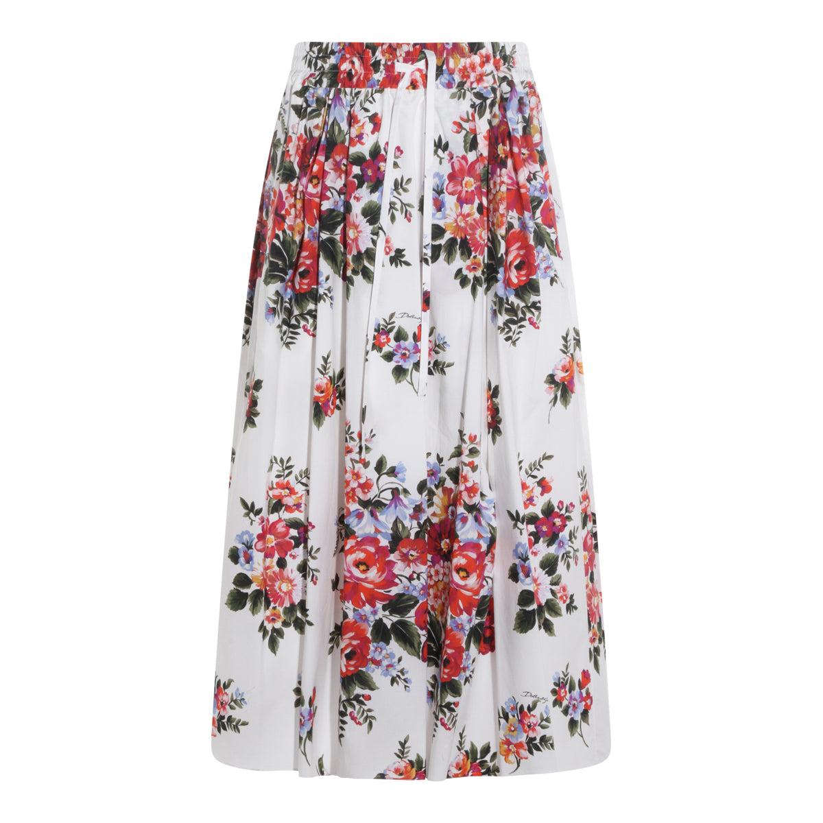 WHITE MAXI SKIRT