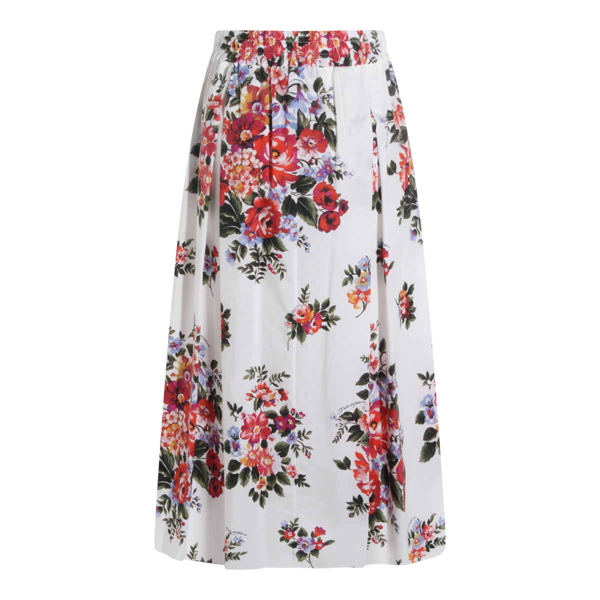 WHITE MAXI SKIRT