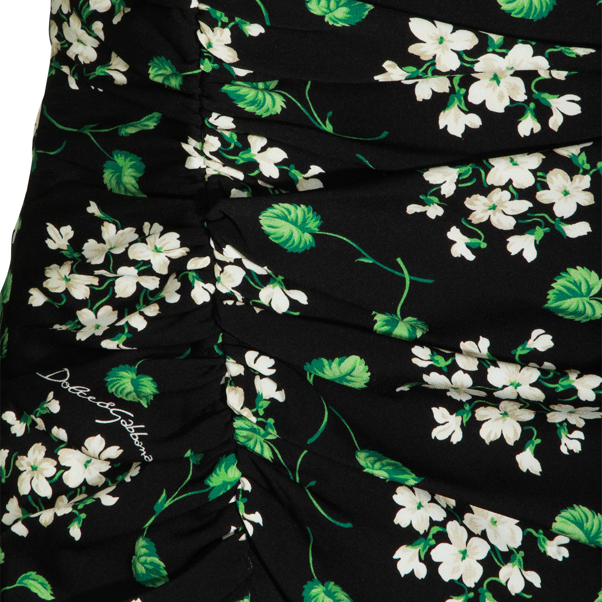 BLACK SILK DRESS