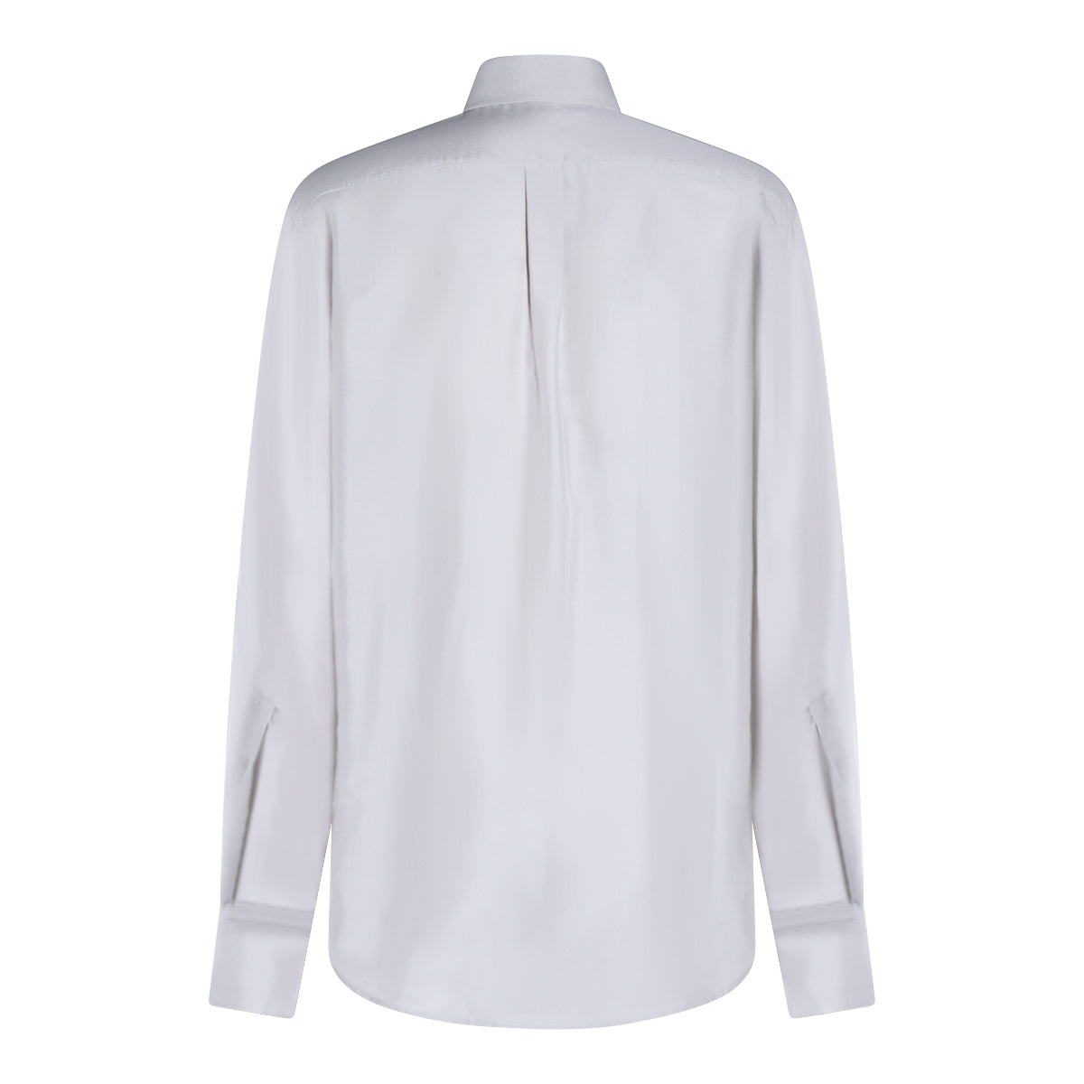 WHITE SILK SHIRT