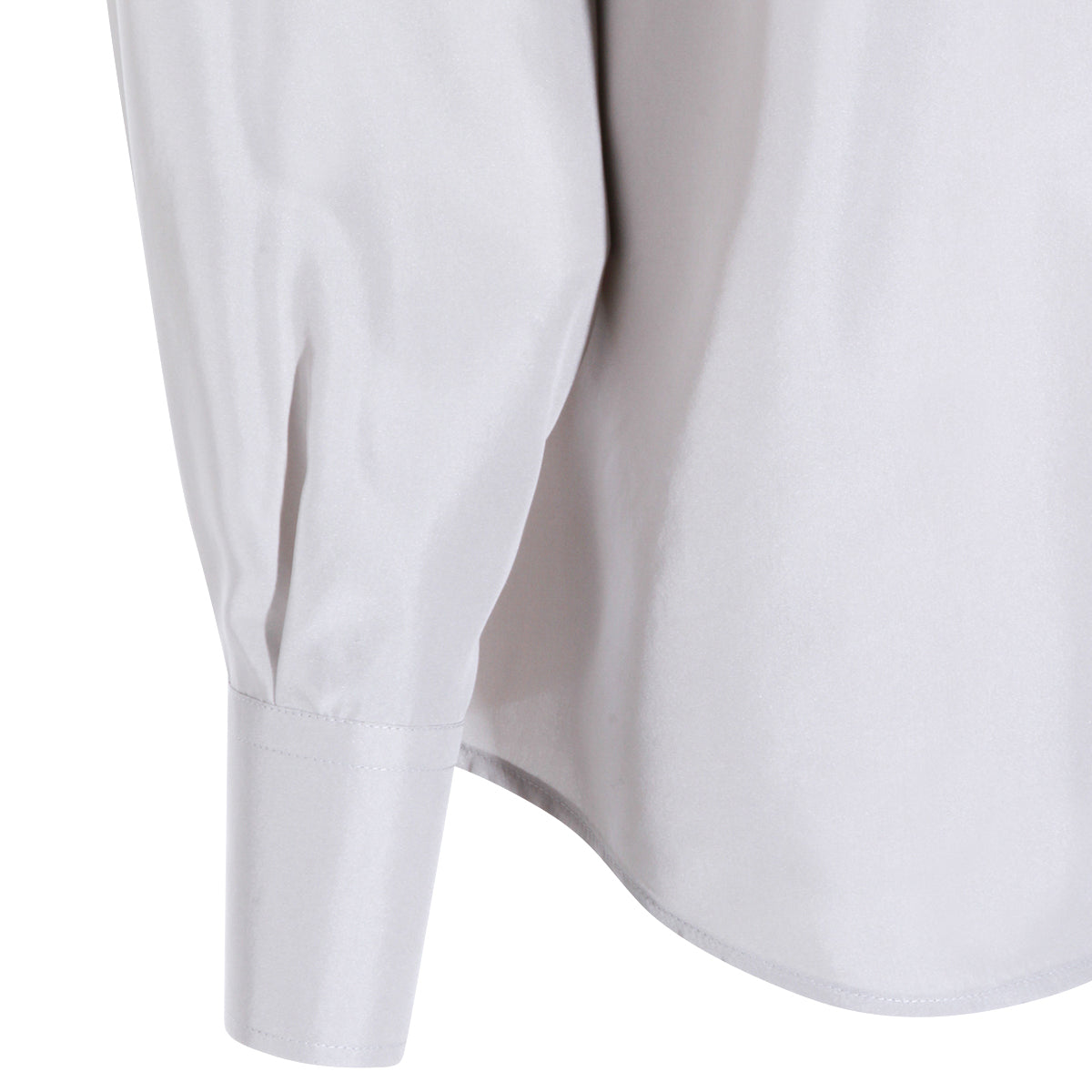 WHITE SILK SHIRT