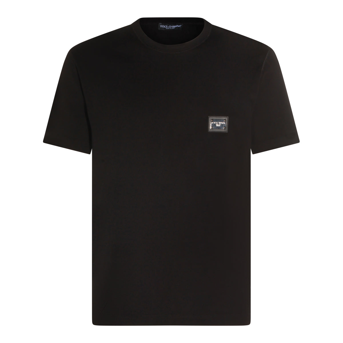 BLACK COTTON T-SHIRT