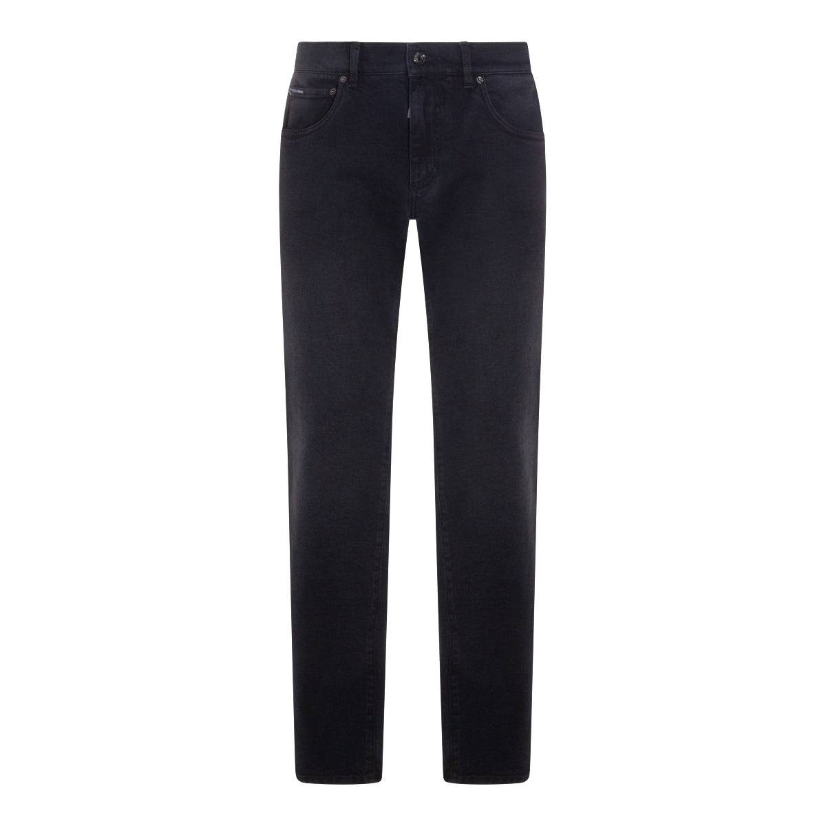 DARK GREY COTTON JEANS
