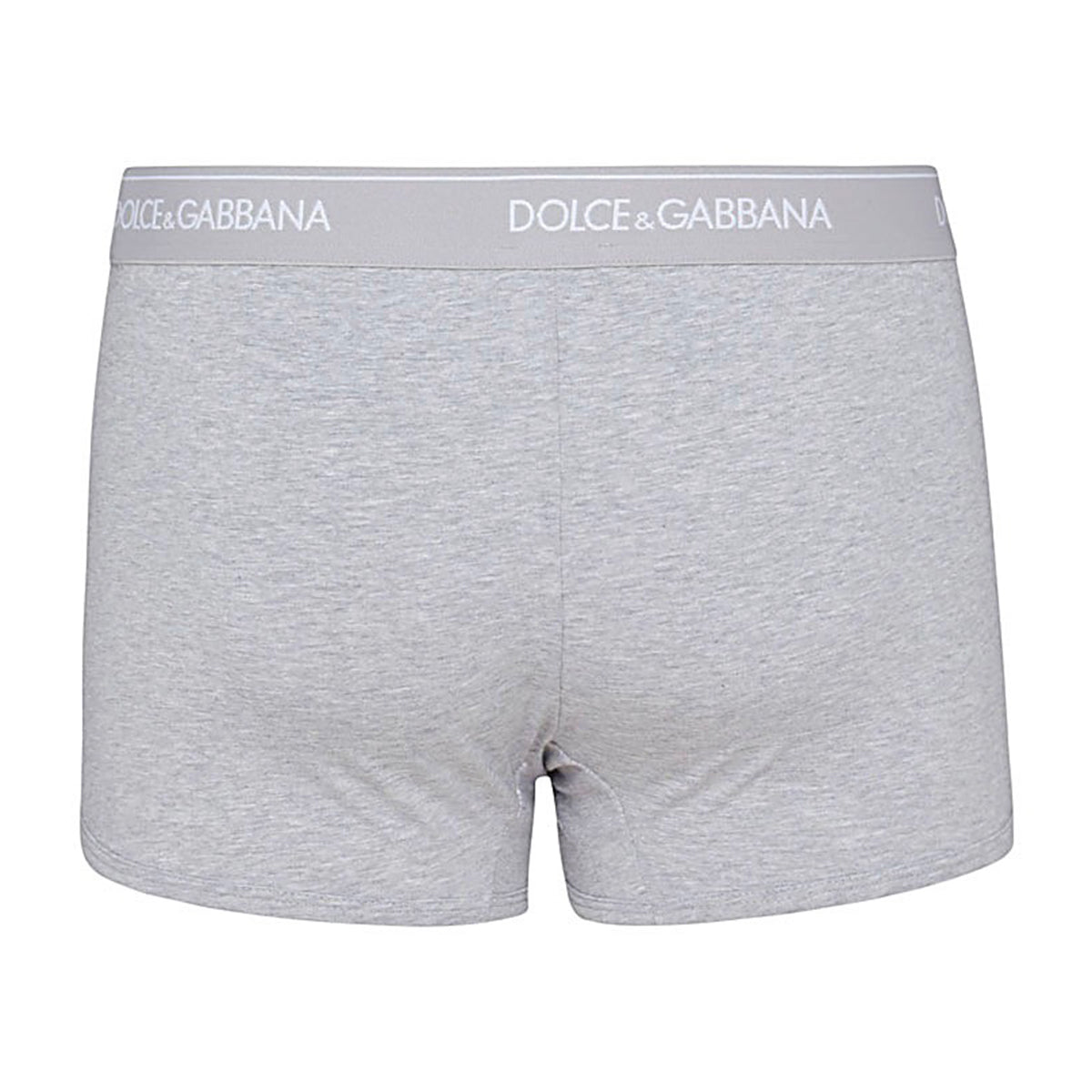 GREY COTTON TWO-PACK BOXERS