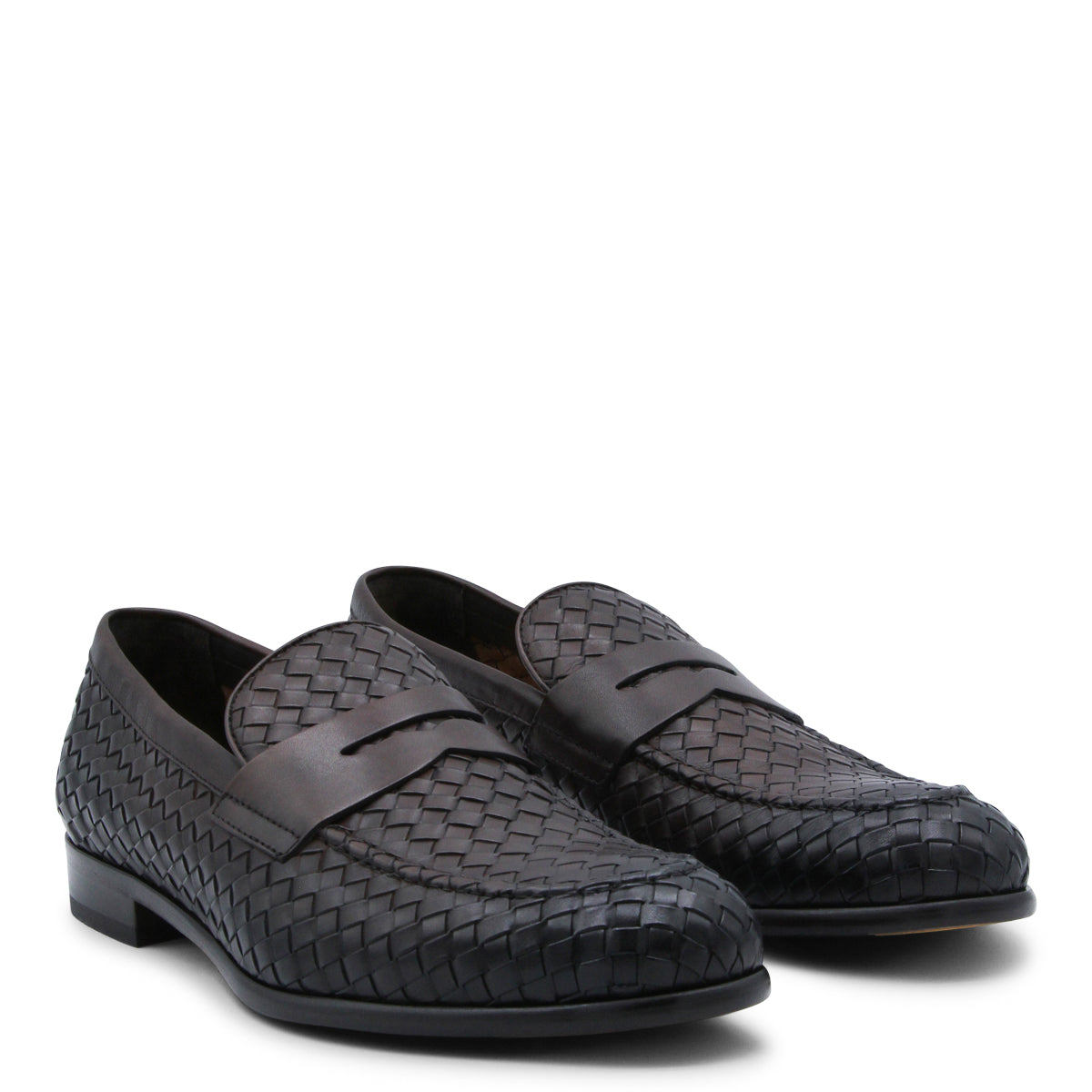 BROWN LEATHER LOAFERS