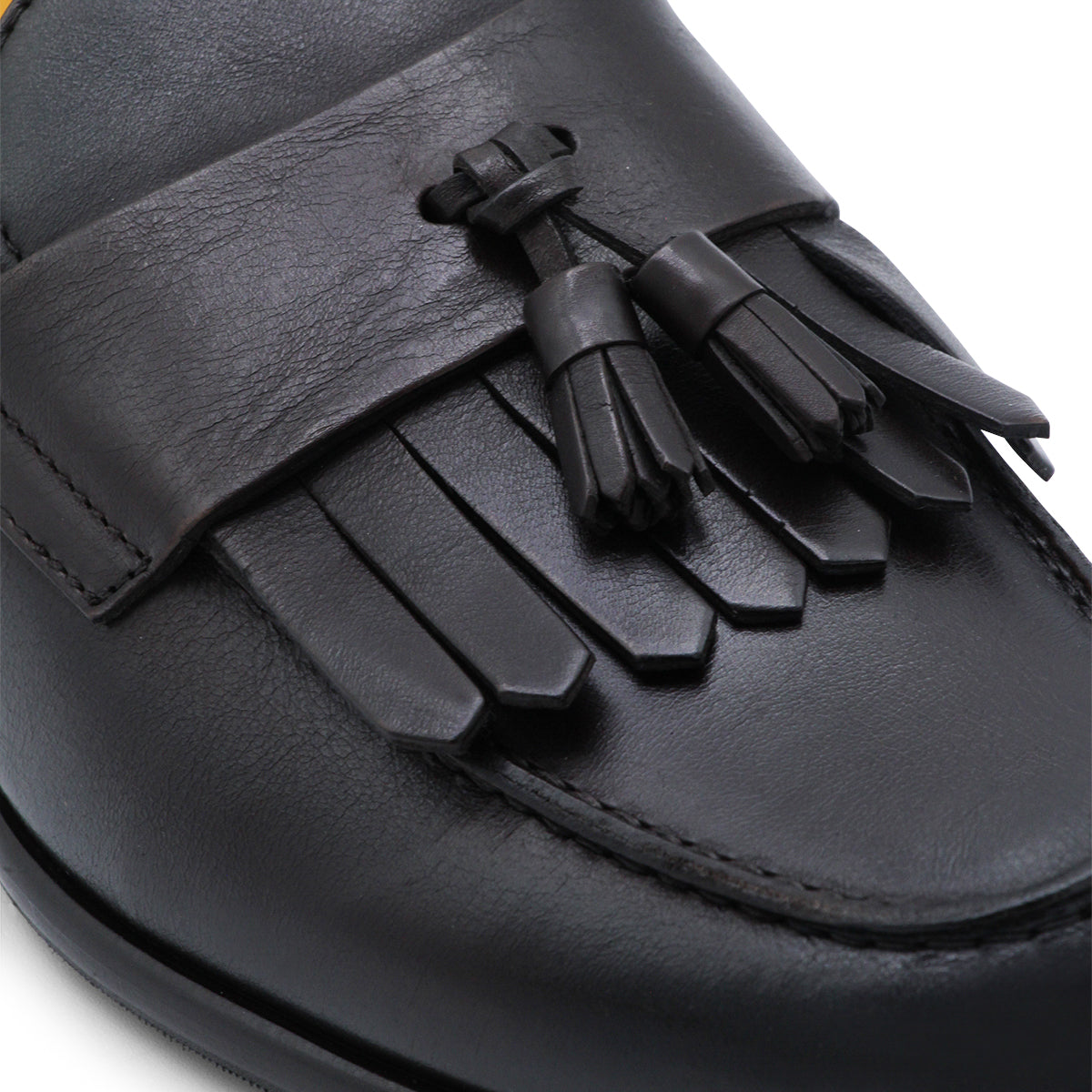 DARK BROWN LEATHER LOAFERS