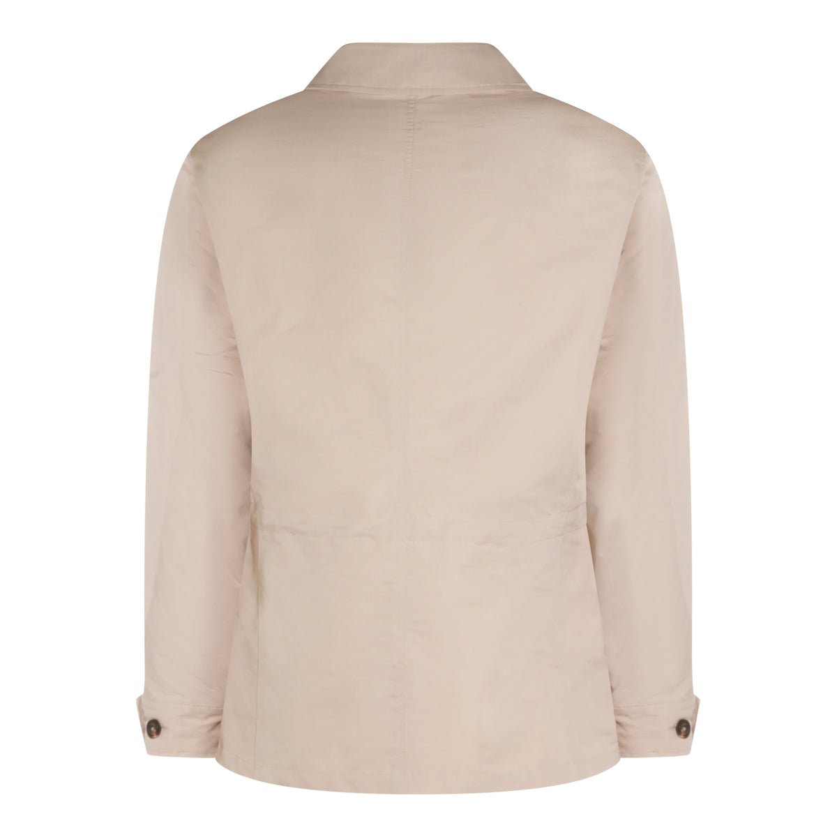 BEIGE COTTON CASUAL JACKET
