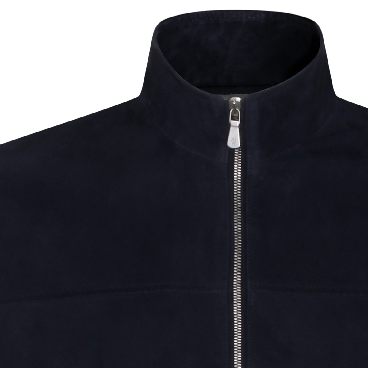 BLUE LEATHER JACKET