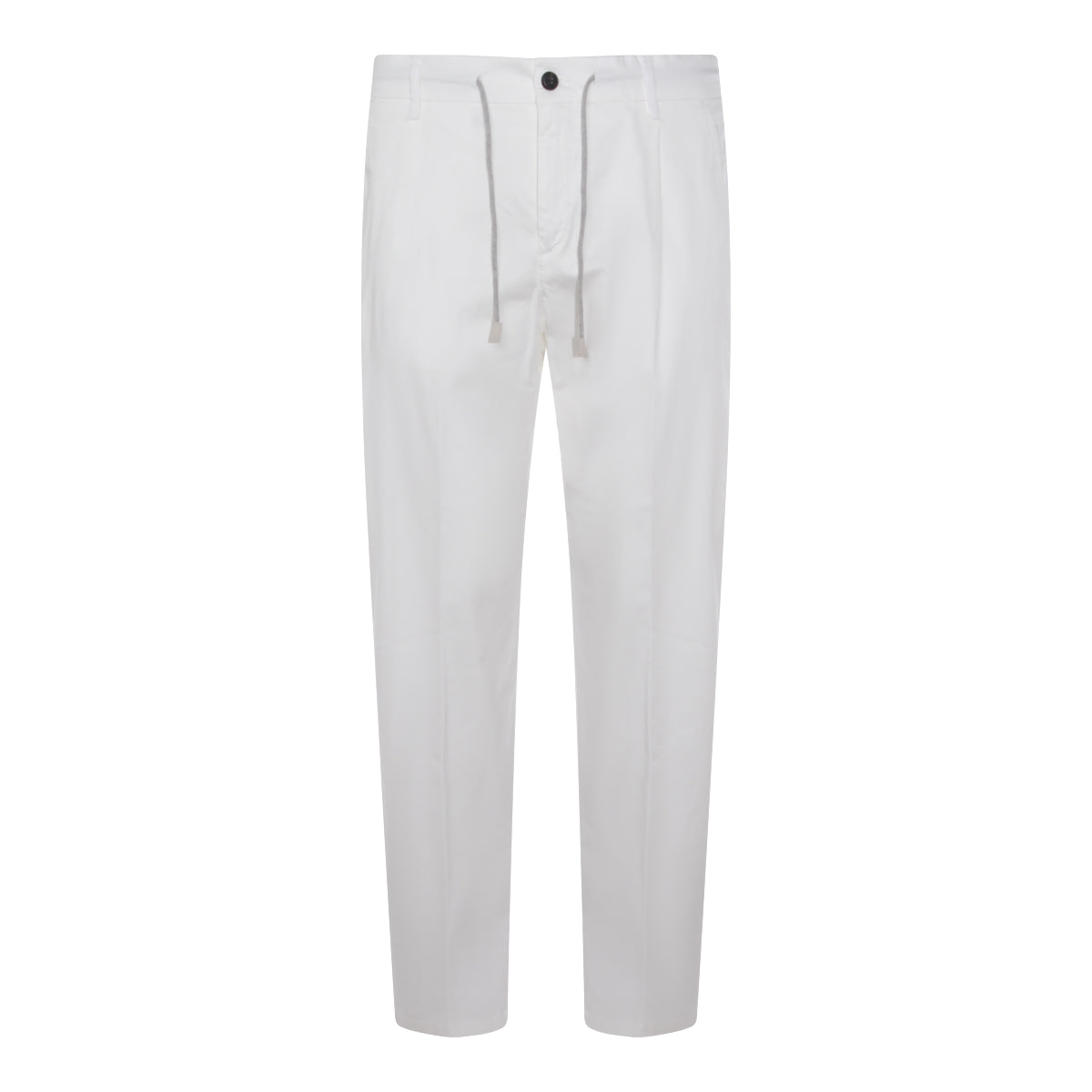 WHITE COTTON PANTS