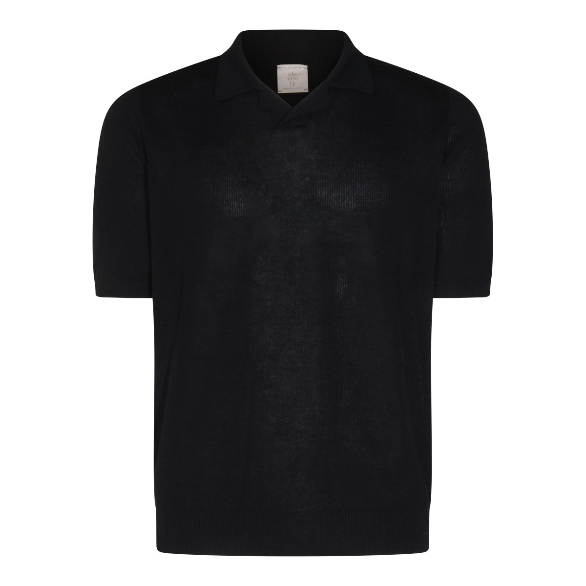 DARK BLUE COTTON POLO SHIRT