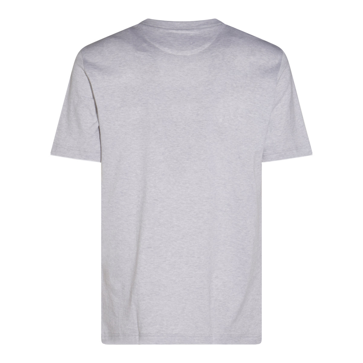 GREY AND WHITE COTTON T-SHIRT