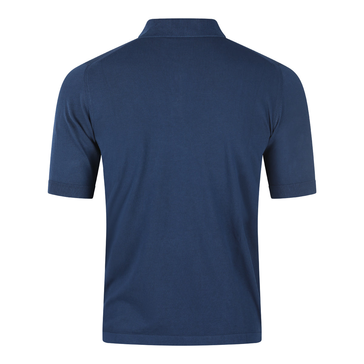 DARK BLUE COTTON POLO SHIRT