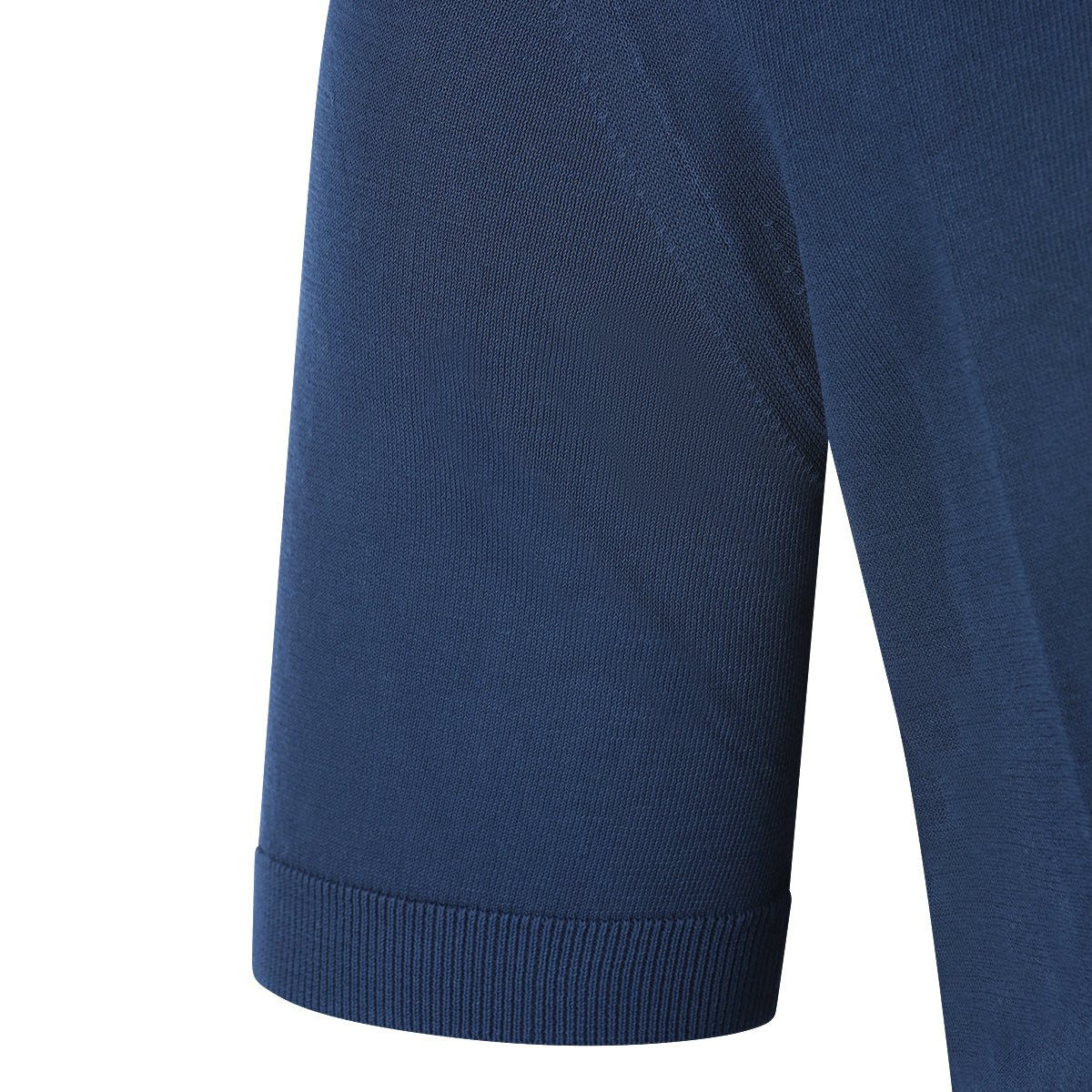 DARK BLUE COTTON POLO SHIRT