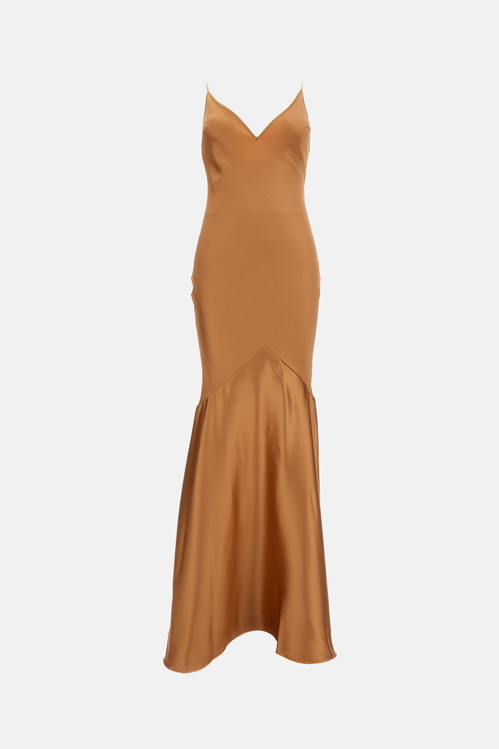 SATIN LONG DRESS