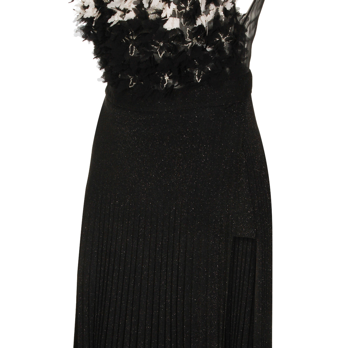 BLACK AND WHITE MAXI DRESS