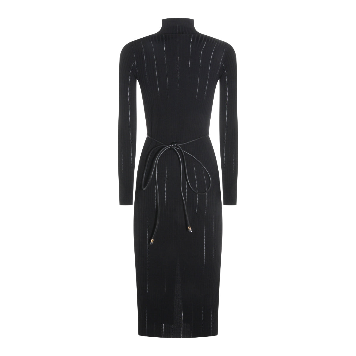 BLACK MIDI DRESS