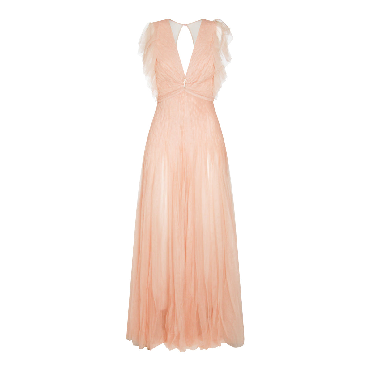 NUDE PINK MIDI DRESS