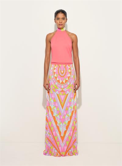 PRINTED LONG SKIRT