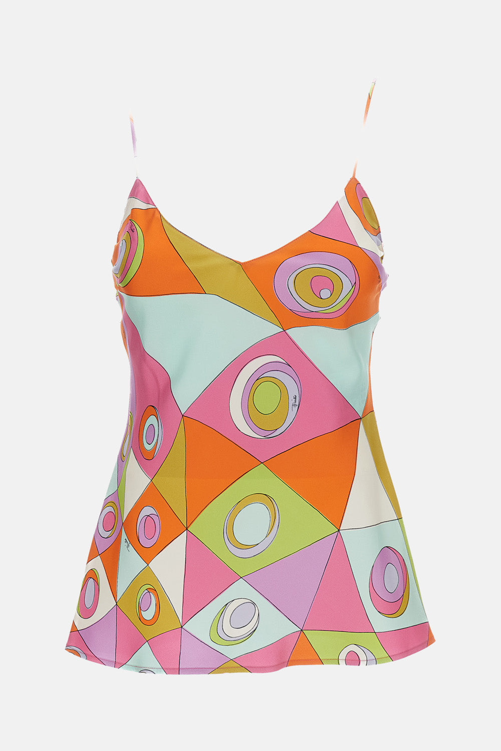 PRINTED SILK TOP