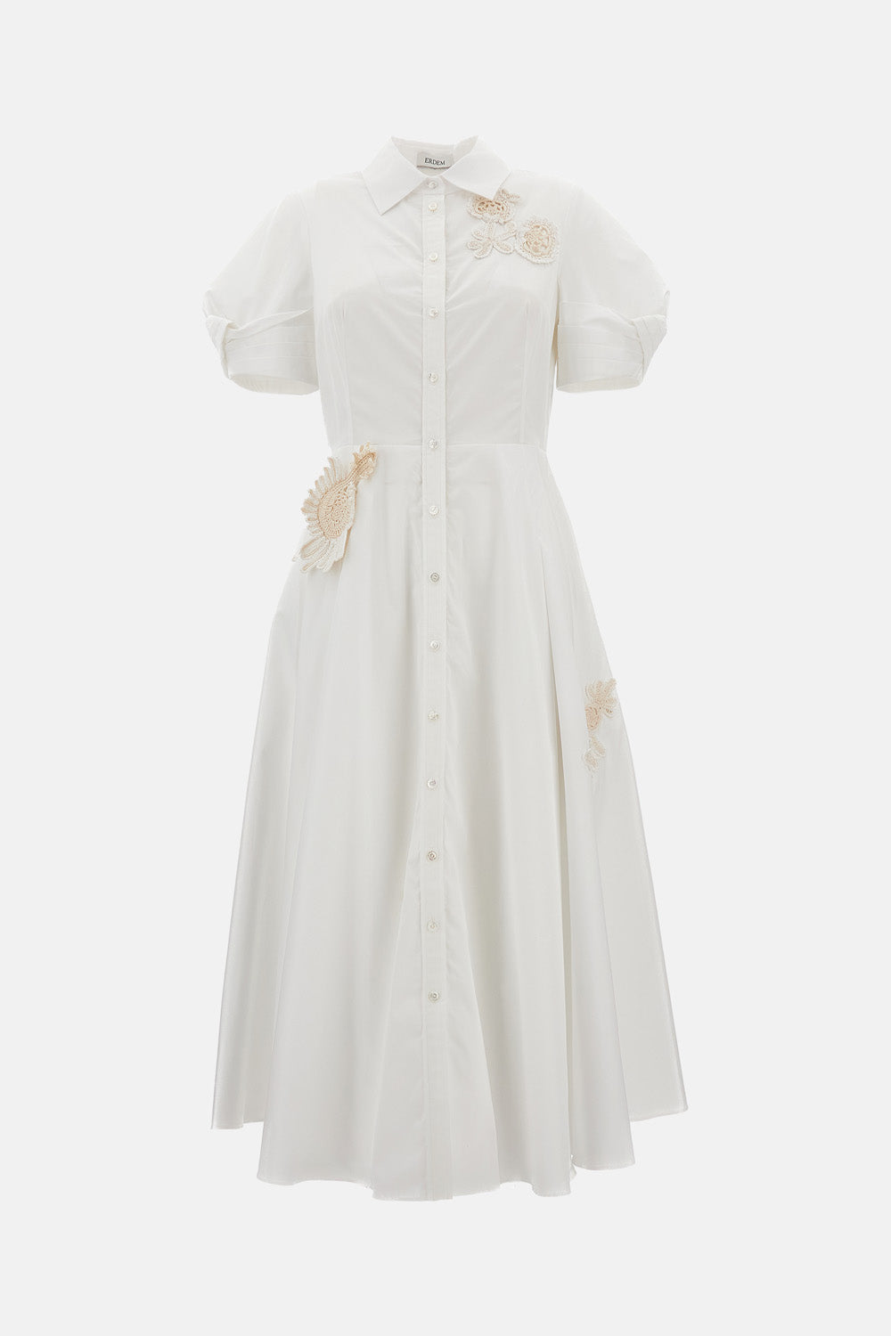 MIDI DRESS WITH APPLIQUÉS