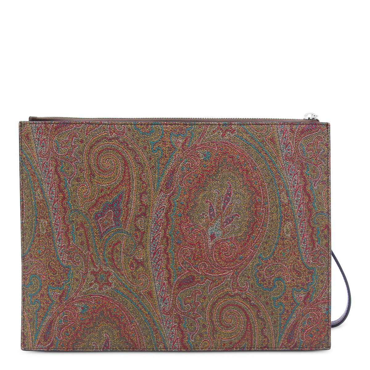 PAISLEY ZIPPED POUCHE